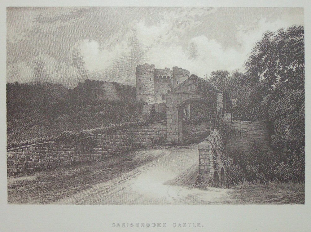 Print - Carisbrooke Castle.